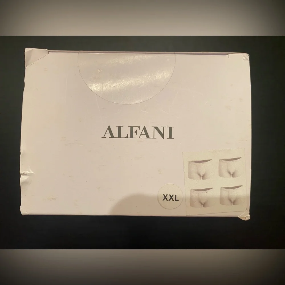 Alfani Men’s 4 Pack‎ Boxer Briefs in White Size XXL 41-43 NWT